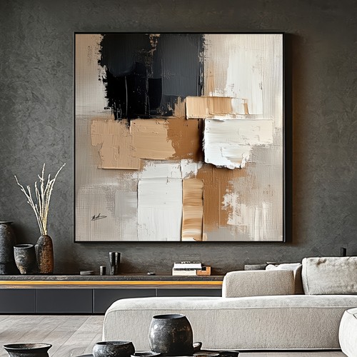 Leinwand bild abstrakt - leinwand,