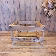 alte Holz-Bierkiste Brauerei