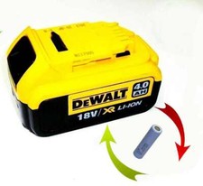 Reparatur / Zellentausch für  Dewalt Akku 18 V Li  mit 5.0 Ah DCB182 /180
