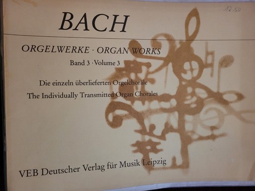 Bach orgelwerke veb leipzig - orgelwerke, 3