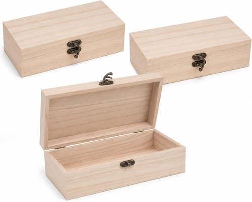 Holzkiste mit deckel 20x10x5cm - holzkiste,