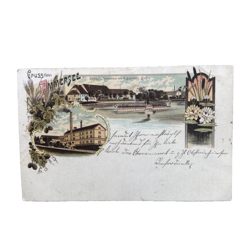 Ansichtskarte postkarte eching - postkarte,