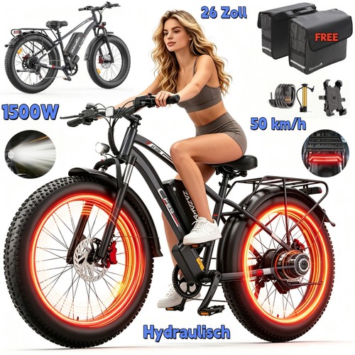 1500w zoll mountainbike - 26, e-mountainbike