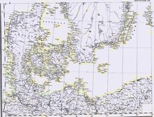 4 echte ORIGINAL Landkarten OSTSEE  DEUTSCHES REICH  DÄNEMARK  BALTIKUM 1844