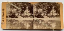 orig. Stereo Foto Fotografie Langeland um 1880  Danmark