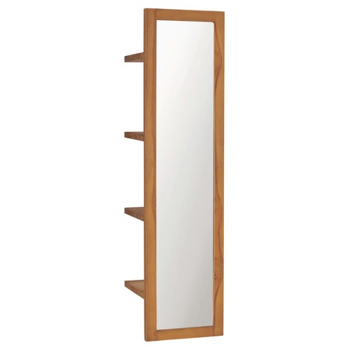 Teak massiv wandspiegel mit - teak,