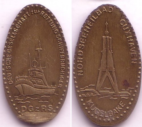 Elongated coin rs - coin, dg&rs