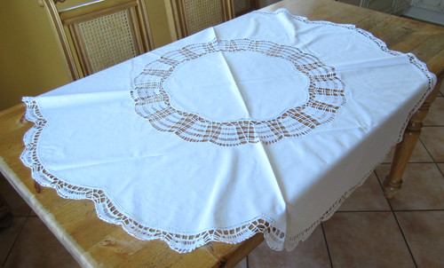 Runde tischdecke mit - tischdecke,