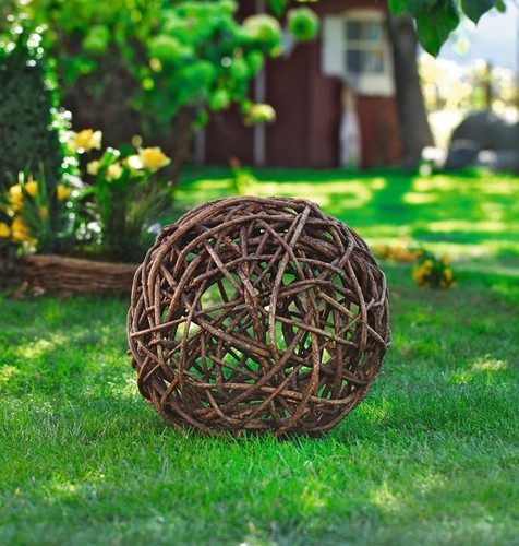Garten deko kugel aus - kugel, reben