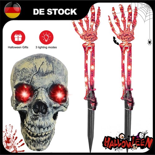 Halloween knochen erdspieße - halloween,