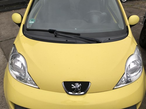 Peugeot 107 typ - typ, motorhaube