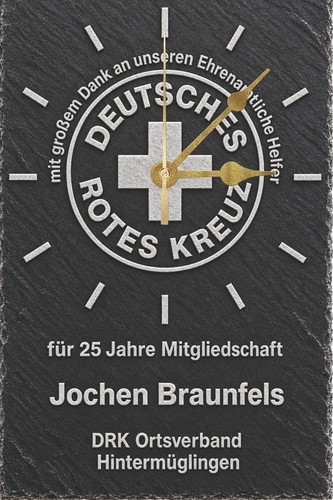 Drk ehrengabe wanduhr - drk,