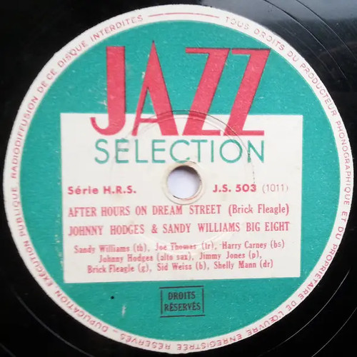 Schellack johnny hodges - johnny,