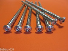 7,5mm/72-212mm Fensterschrauben Fensterrahmenschrauben Flachkopf Rundkopf TX 30