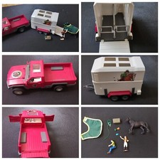 Schleich Pick-up mit Pferdeanhänger (42346) gebraucht