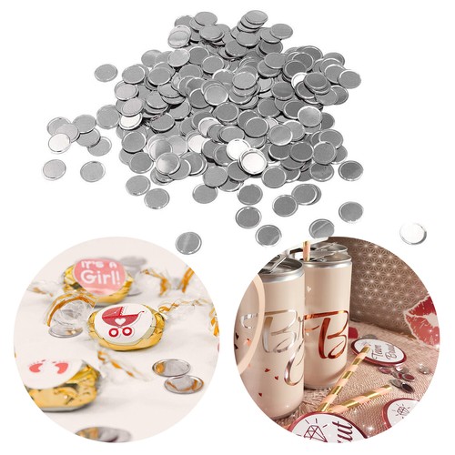 Konfetti silber rund - silber,