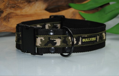Halsband 5cm schwarz tarn - halsband,