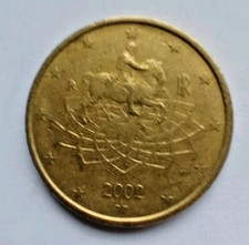 Italien 50 Cent Münze 2002 - Umlaufmünze