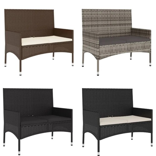 Polyrattan gartenbank bank - gartenbank,