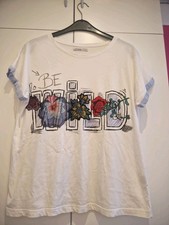 Desigual T-Shirt Shirt Gr. L Hängerchen Ibiza Style Lagenlook
