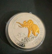 1 oz Silber Somalia Elefant