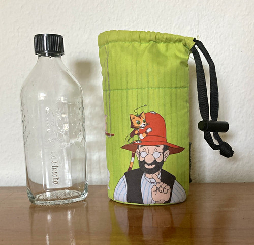 Emil glasflasche mit - glasflasche, l,