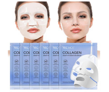 Bio-Collagen Gesichtsmaske Overnight, Anti Aging & Moisturize |  6Stück