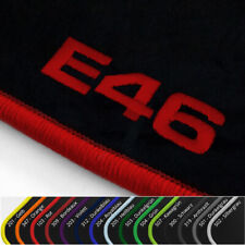 Velours Fußmatten schwarz für BMW E46 3er Limo/Touring/Coupe/Compact Stick E46