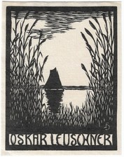 HENRY HAGEMEISTER: Exlibris für Oskar Leuschner