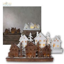 Weihnachtshaus Holzhaus LED