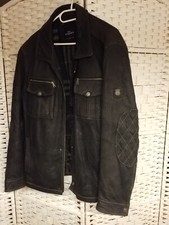 engbers Herren Jacke Lederjacke gefüttert schwarz echtes Leder Gr. 50