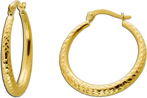Creolen gelbgold 333 - 333, 25mm