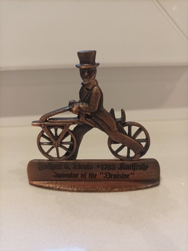 Draisine laufmaschine figur - draisine,