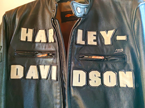 Harley davidson lederjacke - davidson,