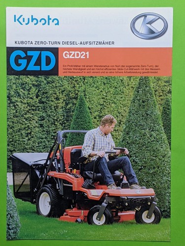 Kubota gzd21 zero turn - kubota, diesel