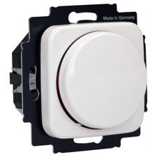 Busch Jaeger Set LED Dimmer 6523 U-102 + Abdeckung 2115-214 Reflex SI Alpinweiß