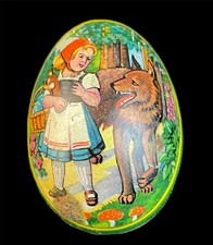 Antike Dose Eiförmig