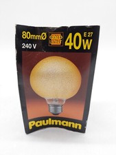PAULMANN GLOBE G80 EISKRISTALL BERNSTEIN 132.47 E27 40W Glühbirne #KT6026M