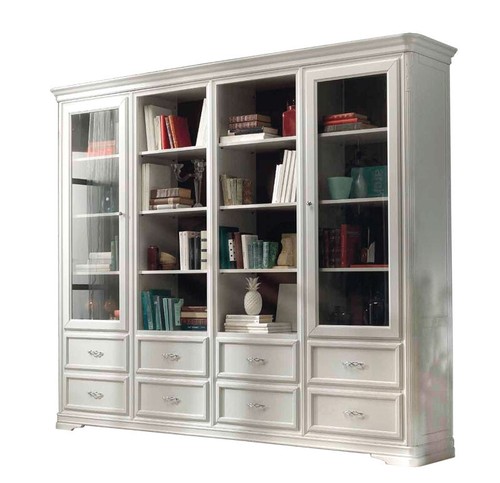 Bücherschrank mit glastüren - bücherschrank,