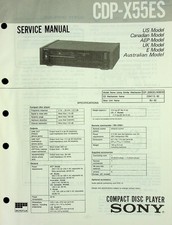 Service Manual Sony CDP-X55ES