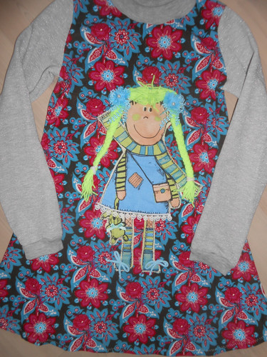 Cord jersey kleid gr - 3-d,