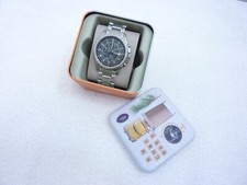 FOSSIL Chronograph Blue CH-2446 XXL Kult Edelstahl Herrenuhr 45mm