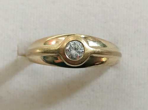 Goldring gelbgold ring 333 mit - goldring,