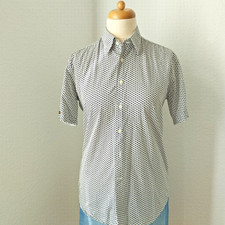 CAVORI KURZARMHEMD HEMD Gr. M  39 / 40 klein gemustert