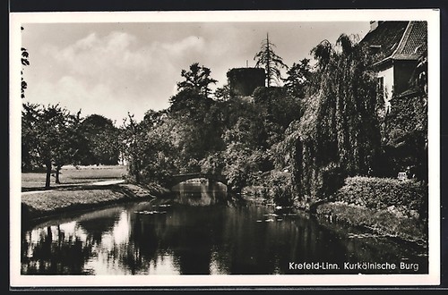 Ansichtskarte krefeld linn - ansichtskarte, krefeld-linn