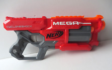NERF CYCLONESHOCK MEGA Blaster mit rotierender Trommel + Darts Kinder Spielwaren