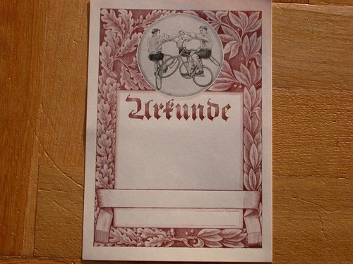 Sport 1936 urkunde blanco - sport,