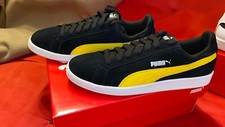 BVB 09 PUMA Sneaker Grösse 43 Smash Suede (EUR43 UK9 US10) black - cyber yellow