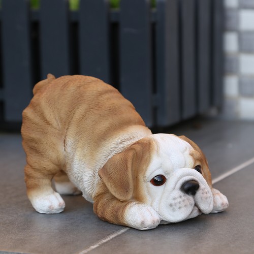 Gartenfigur hund lucy - gartenfigur,