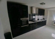 Küche Inkl. Elektrogeräte Hochglanz Schwarz